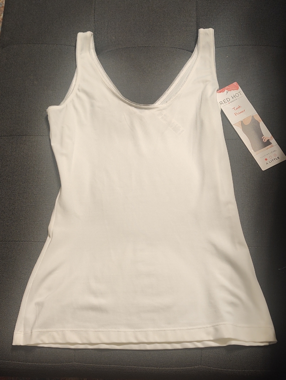 Red Hot Spanx White Tank Primer